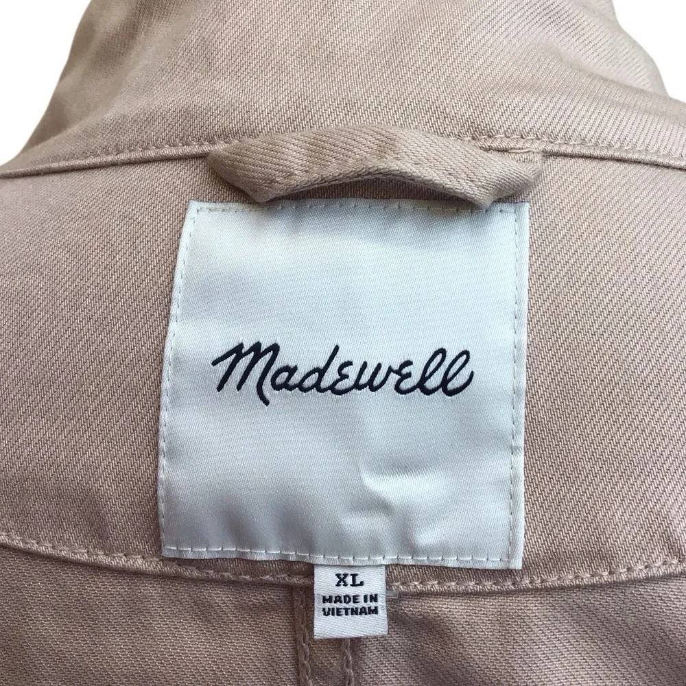 Madewell Beachmont Jacket Avalon Pink Size XL NEW